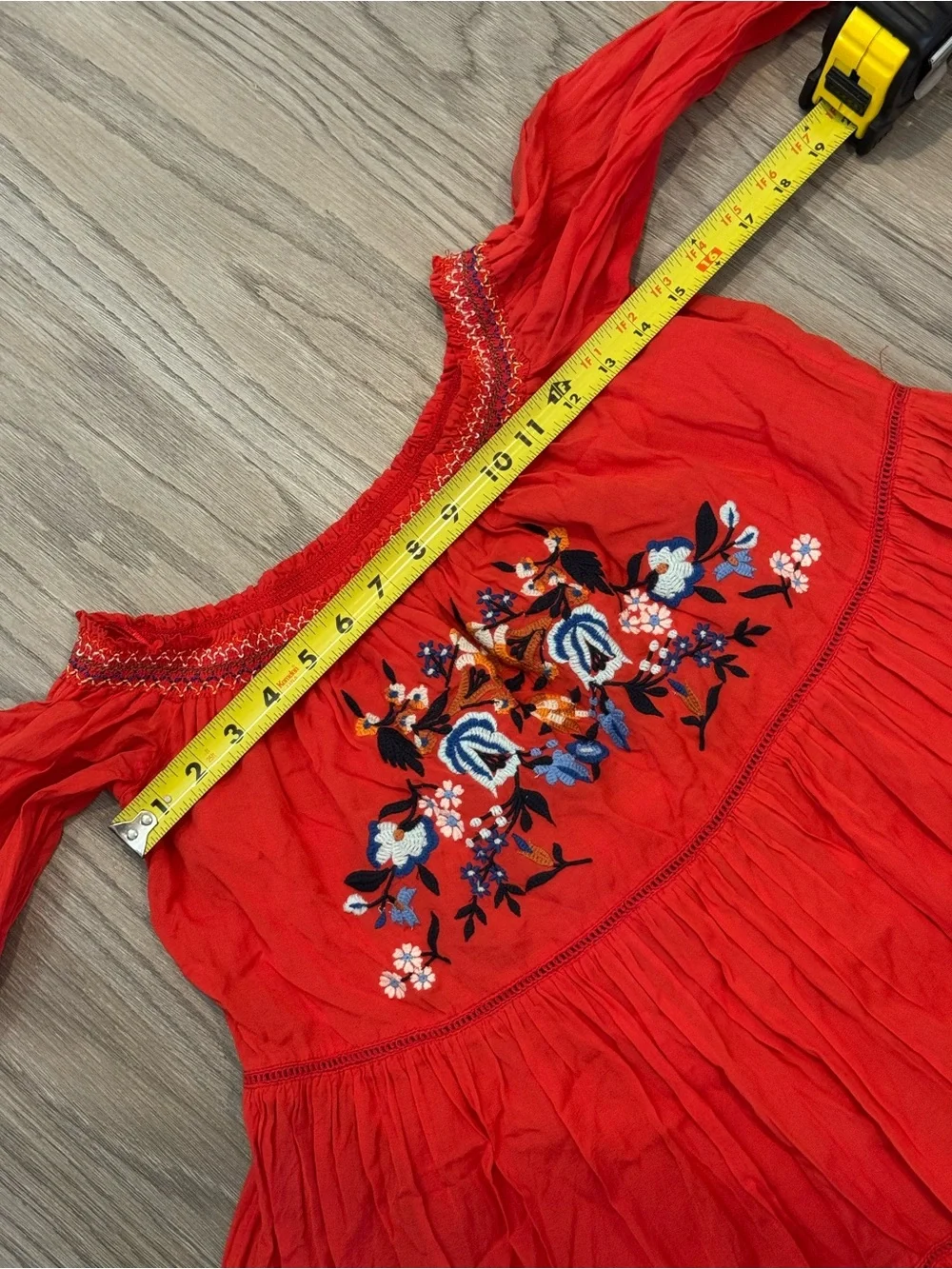 Free People xs measurements